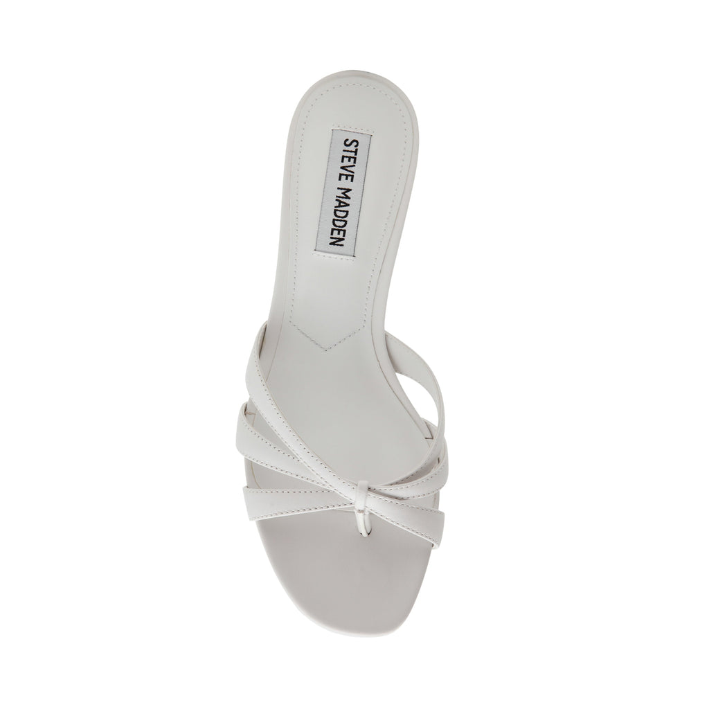 Cary Sandal WHITE LEATHER