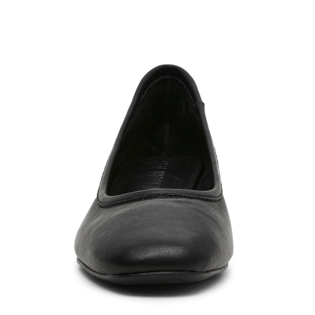 Mollie Flat Shoe BLACK LEATHER