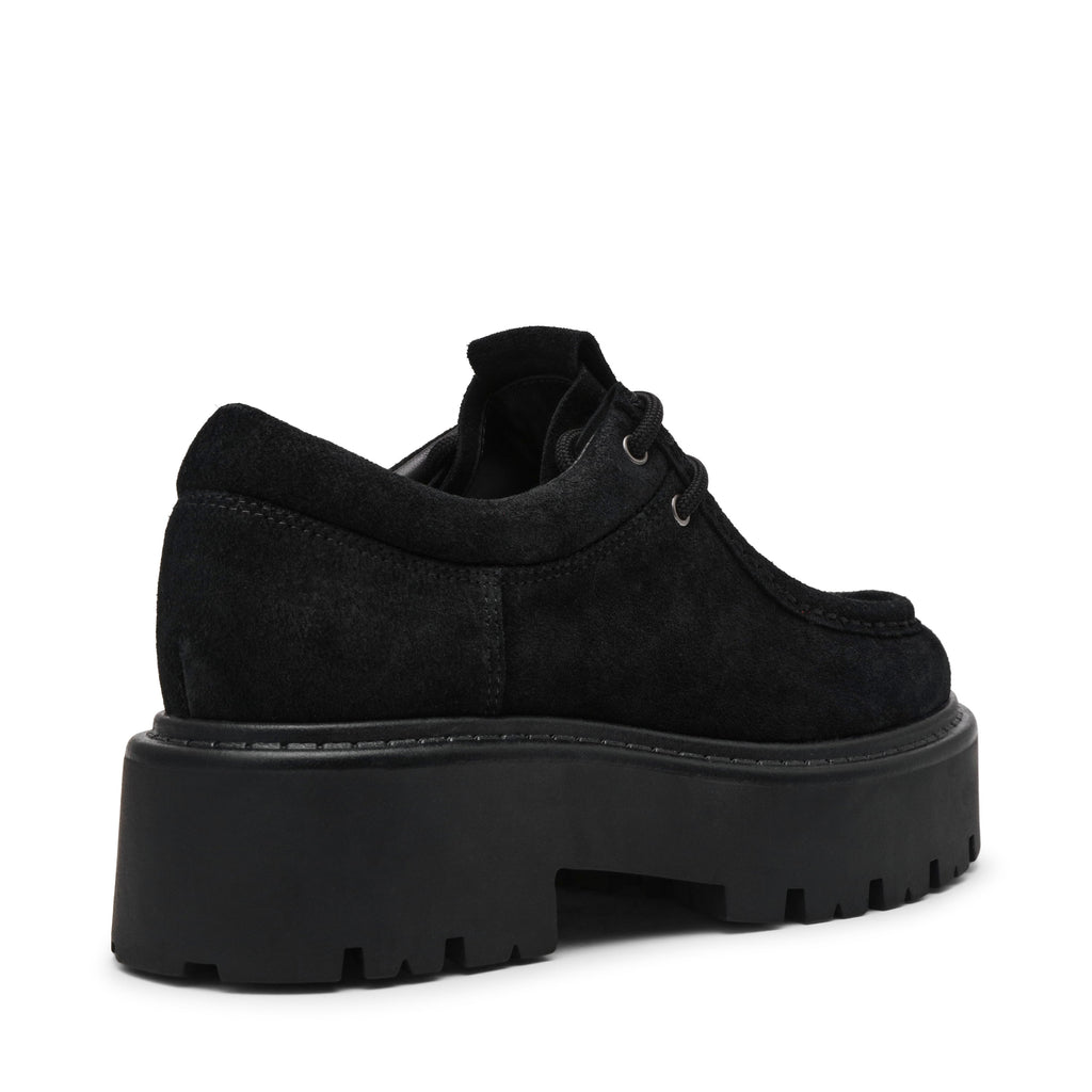 Offsetter Flat Shoe BLACK SUED