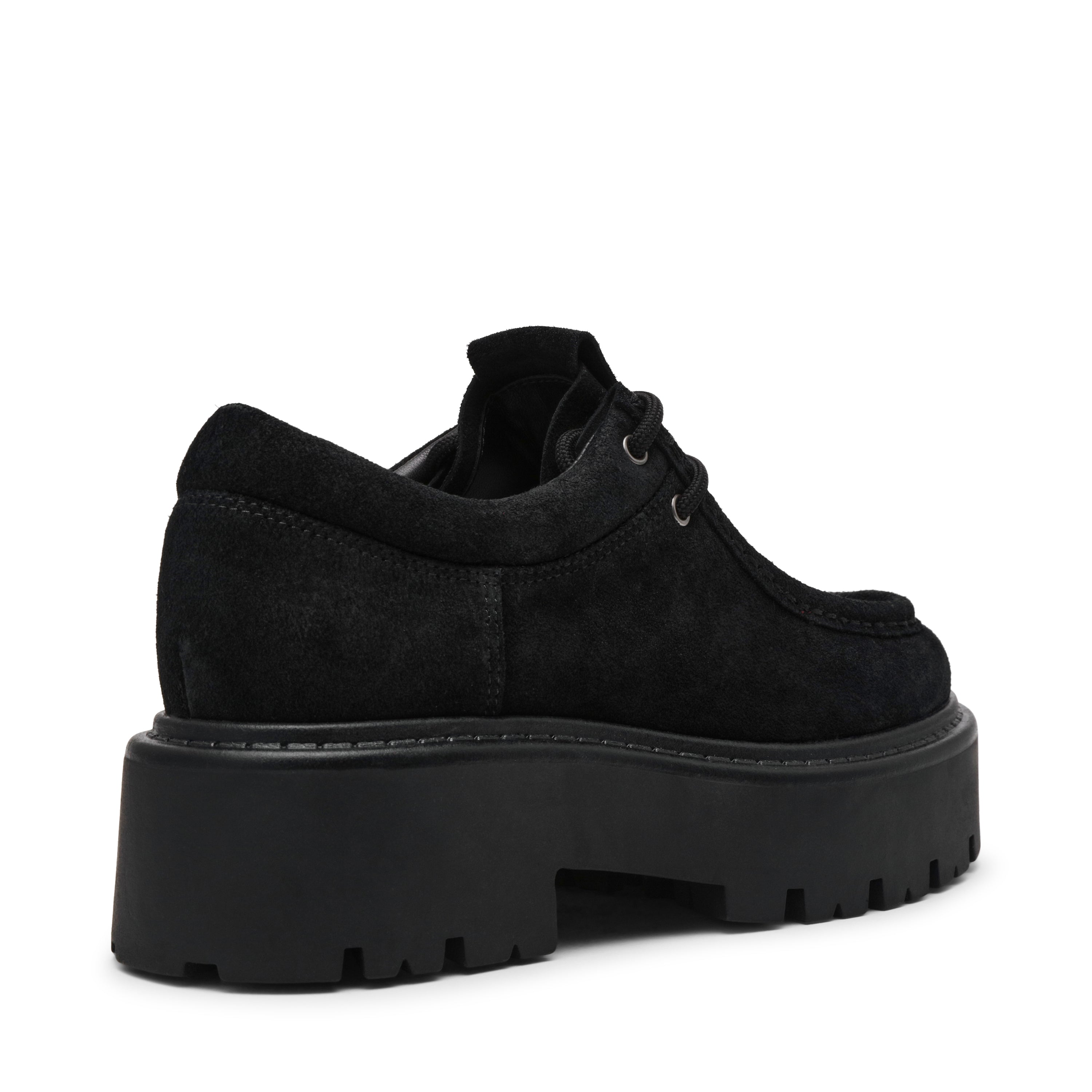 Offsetter Flat Shoe BLACK SUED