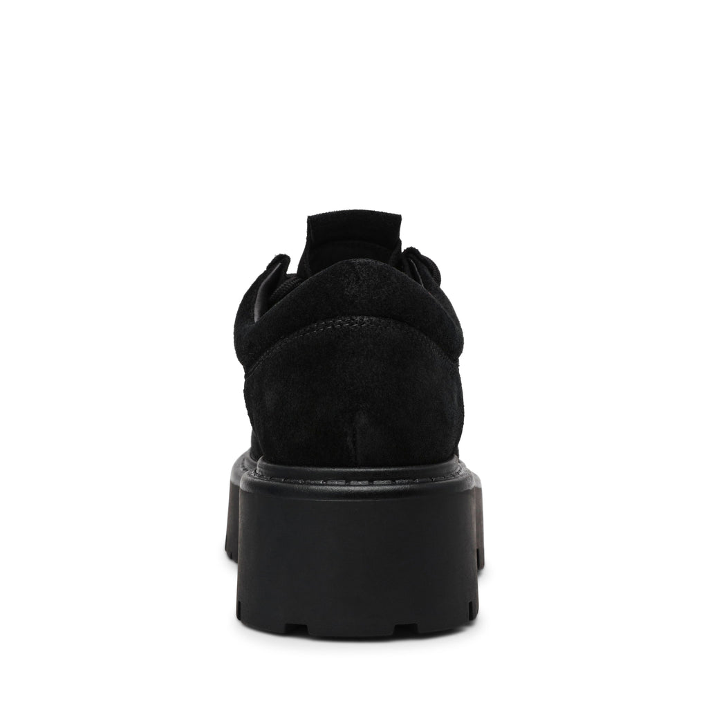 Offsetter Flat Shoe BLACK SUED