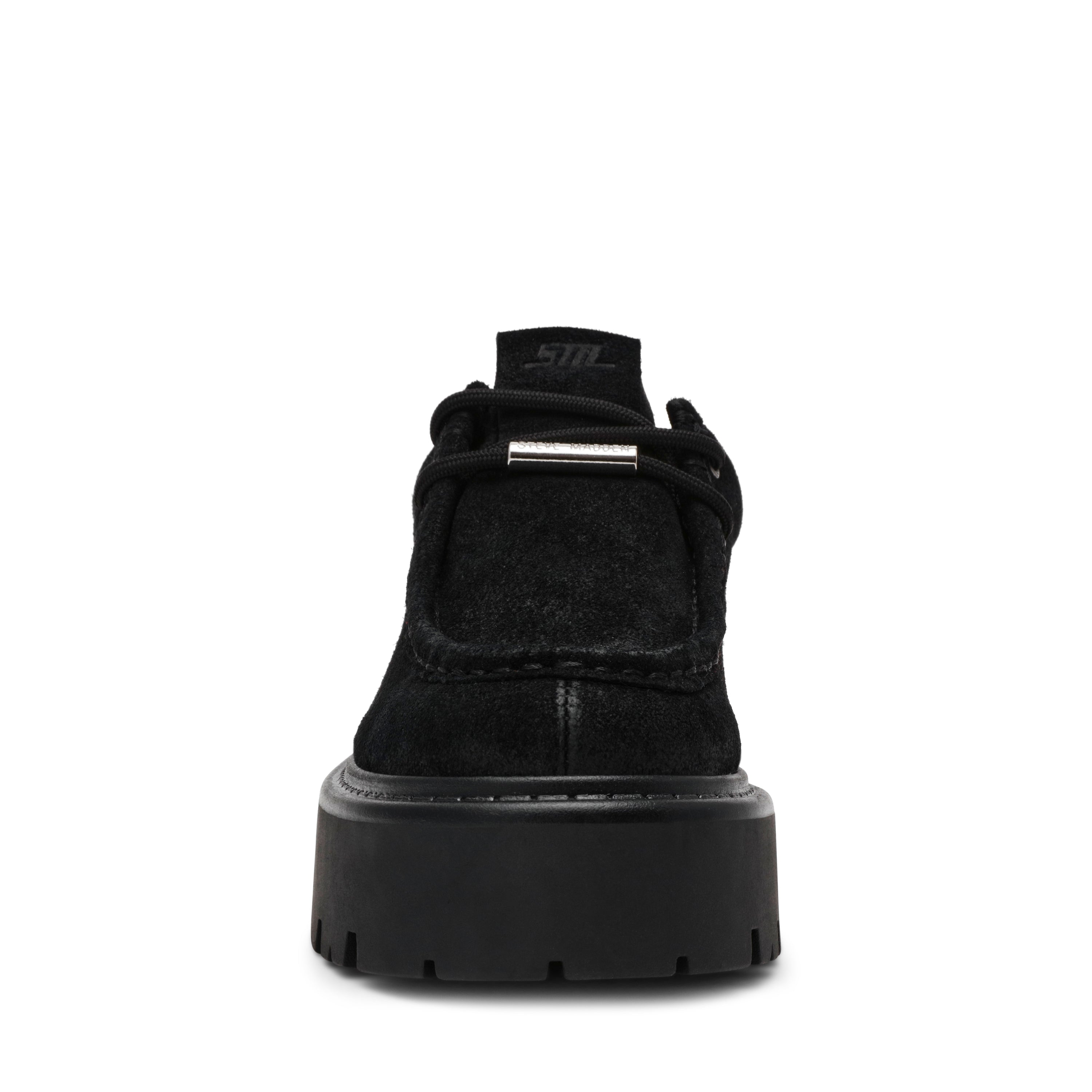 Offsetter Flat Shoe BLACK SUED