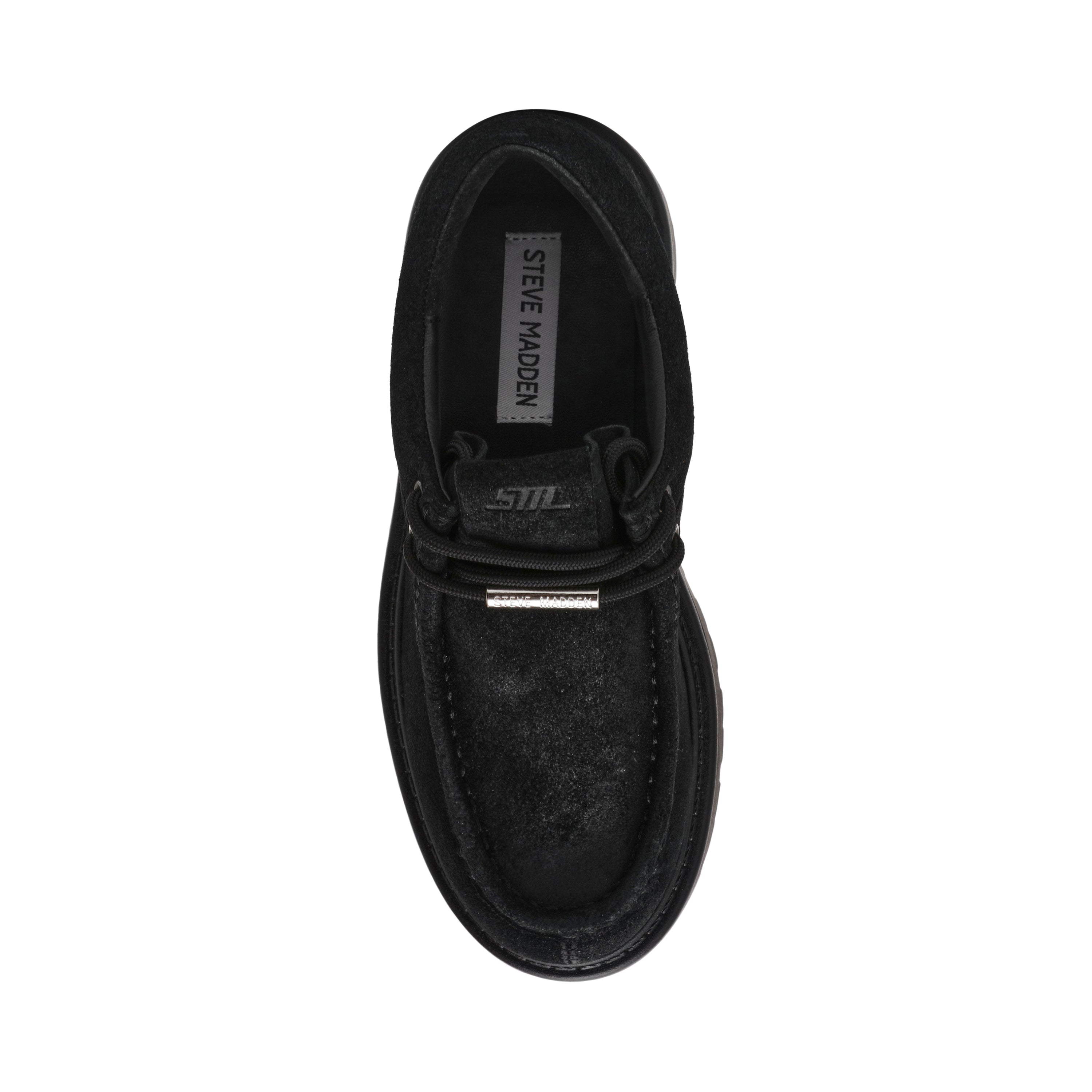 Offsetter Flat Shoe BLACK SUED