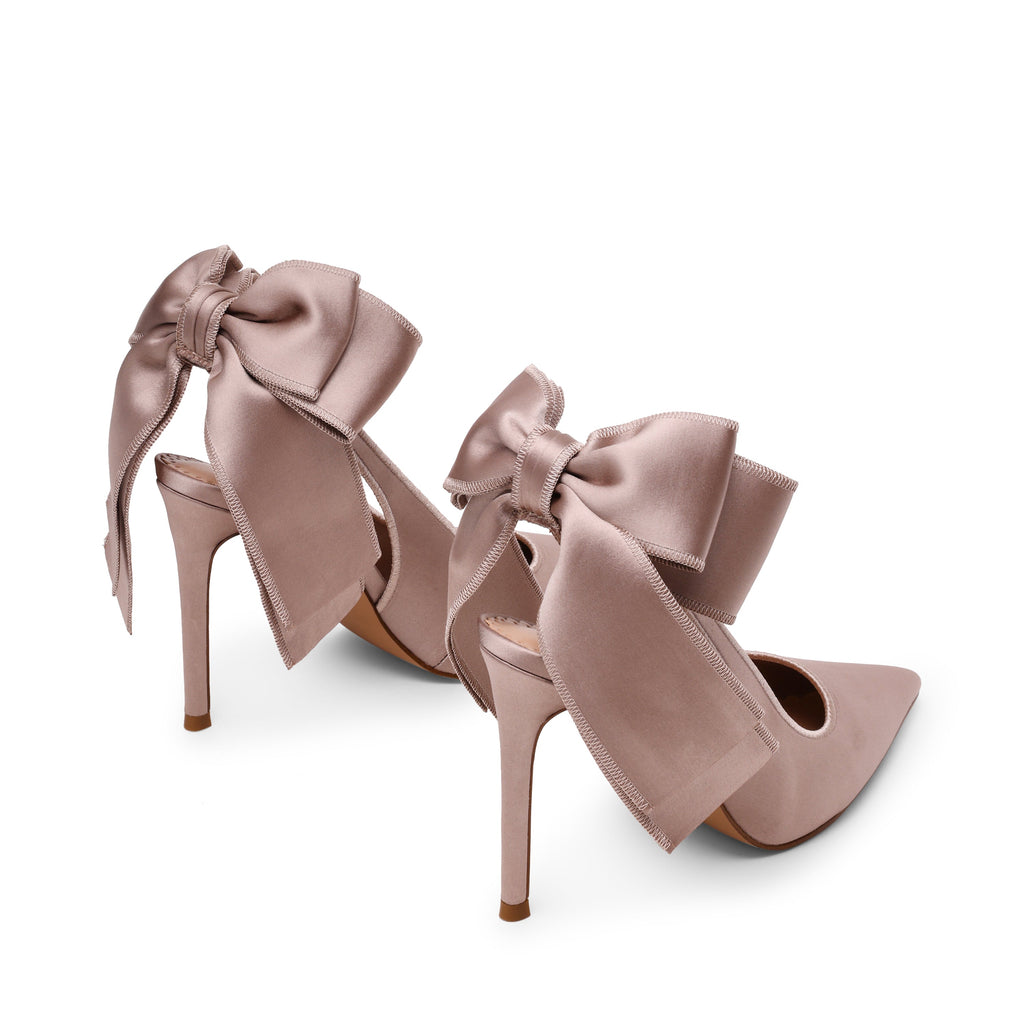 Teacup Pump TAUPE SATIN